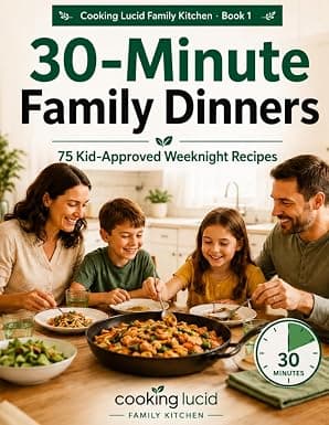 30-Minute Family Dinners cookbook cover — Spoon Simple Family Kitchen