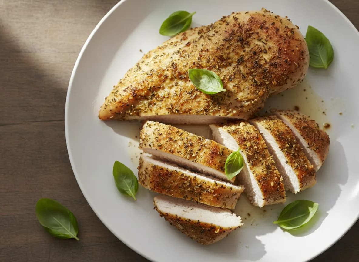 Air Fryer Chicken Breast with Italian Herbs