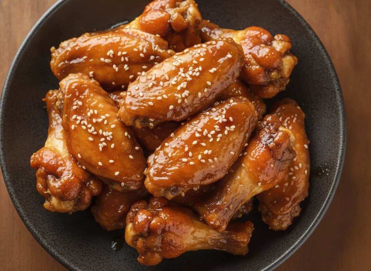 Air Fryer Honey Garlic Chicken Wings