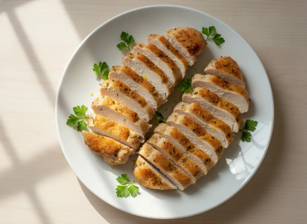Air Fryer Lemon Herb Chicken Breast