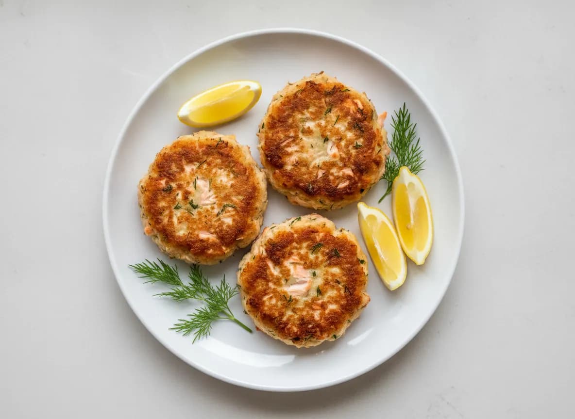 Air Fryer Lemon Herb Salmon Patties