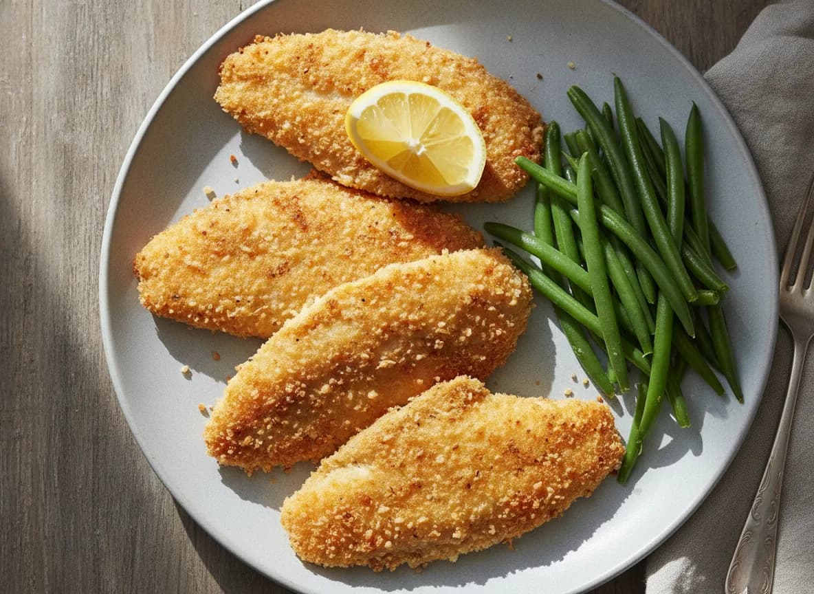 Air Fryer Parmesan Crusted Tilapia