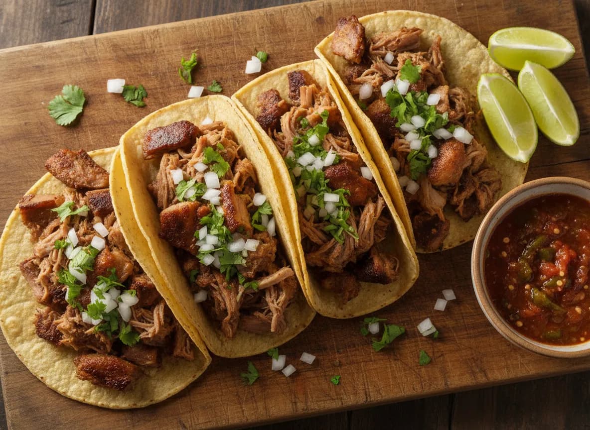 Air Fryer Pork Carnitas with Lime and Cilantro