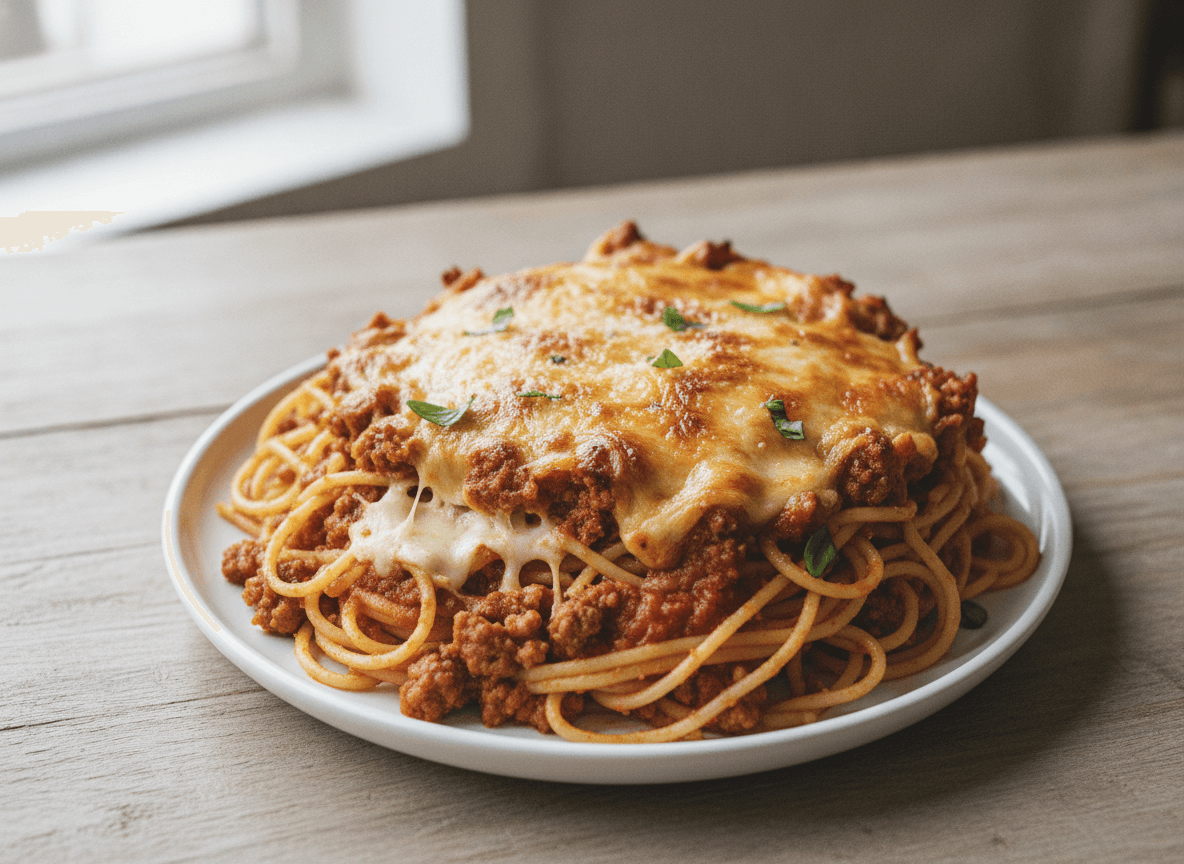 Baked Spaghetti recipe