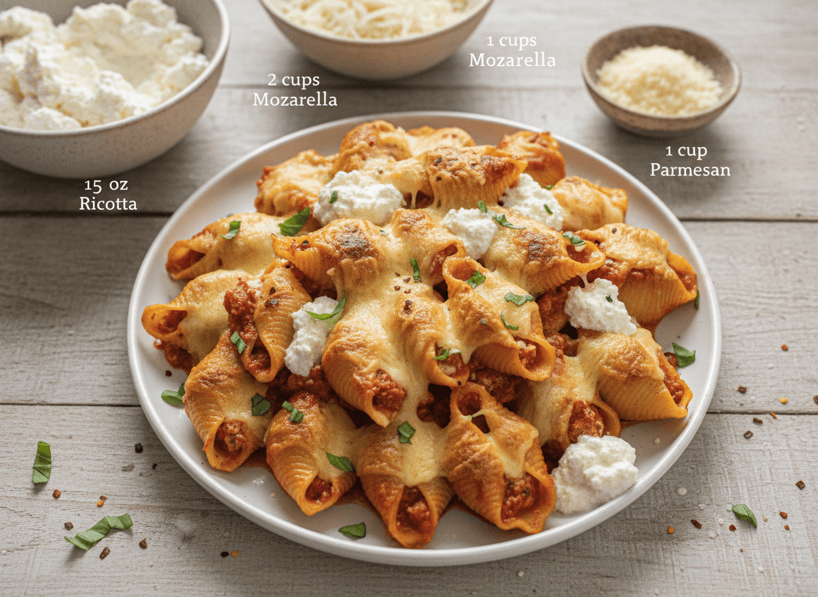 Baked Stuffed Shells recipe