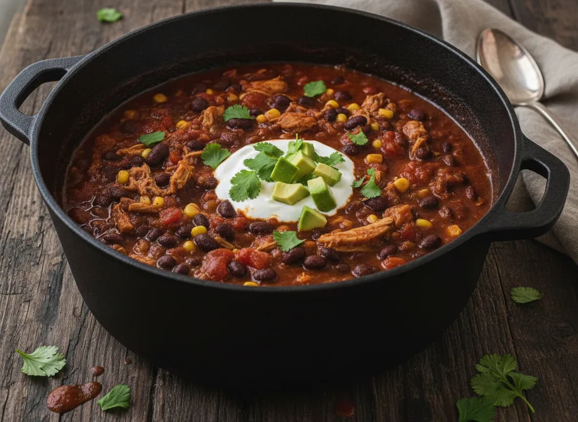 Black Bean and Chicken Chili