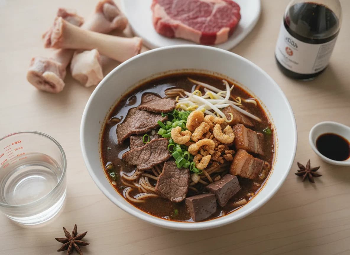 Boat Noodles (Kuay Teow Reua) recipe