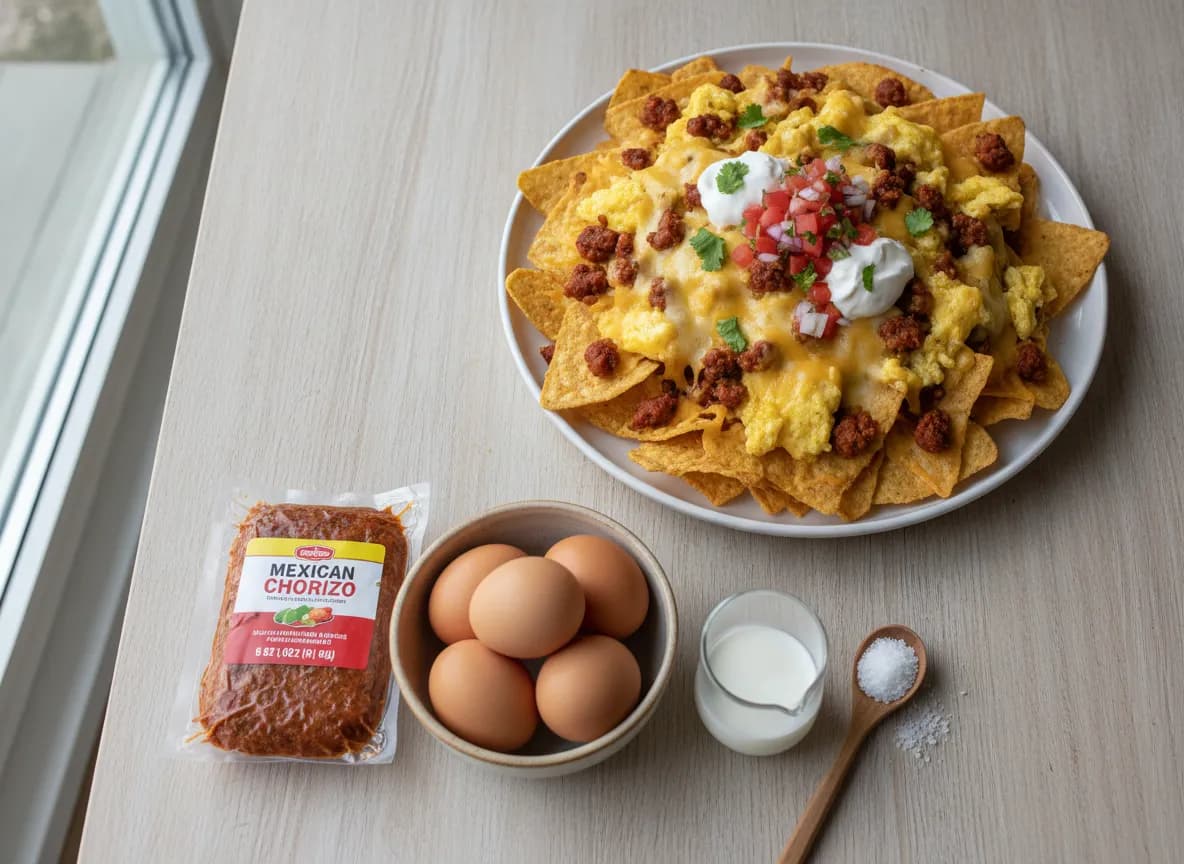Breakfast Nachos recipe