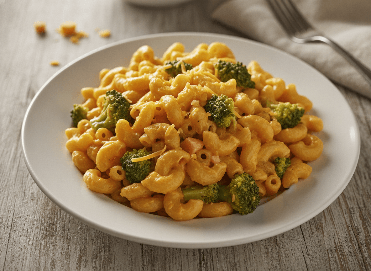 Broccoli Cheddar Pasta recipe