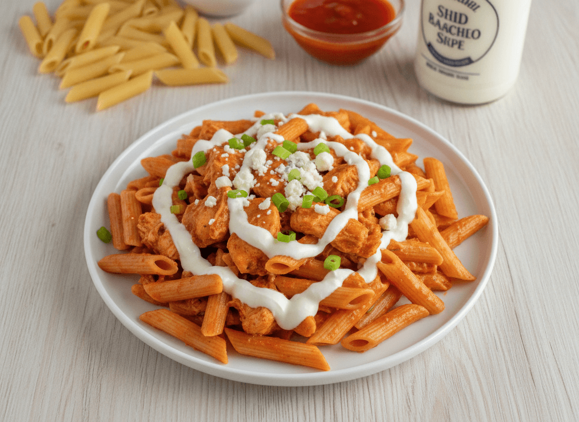 Buffalo Chicken Pasta recipe