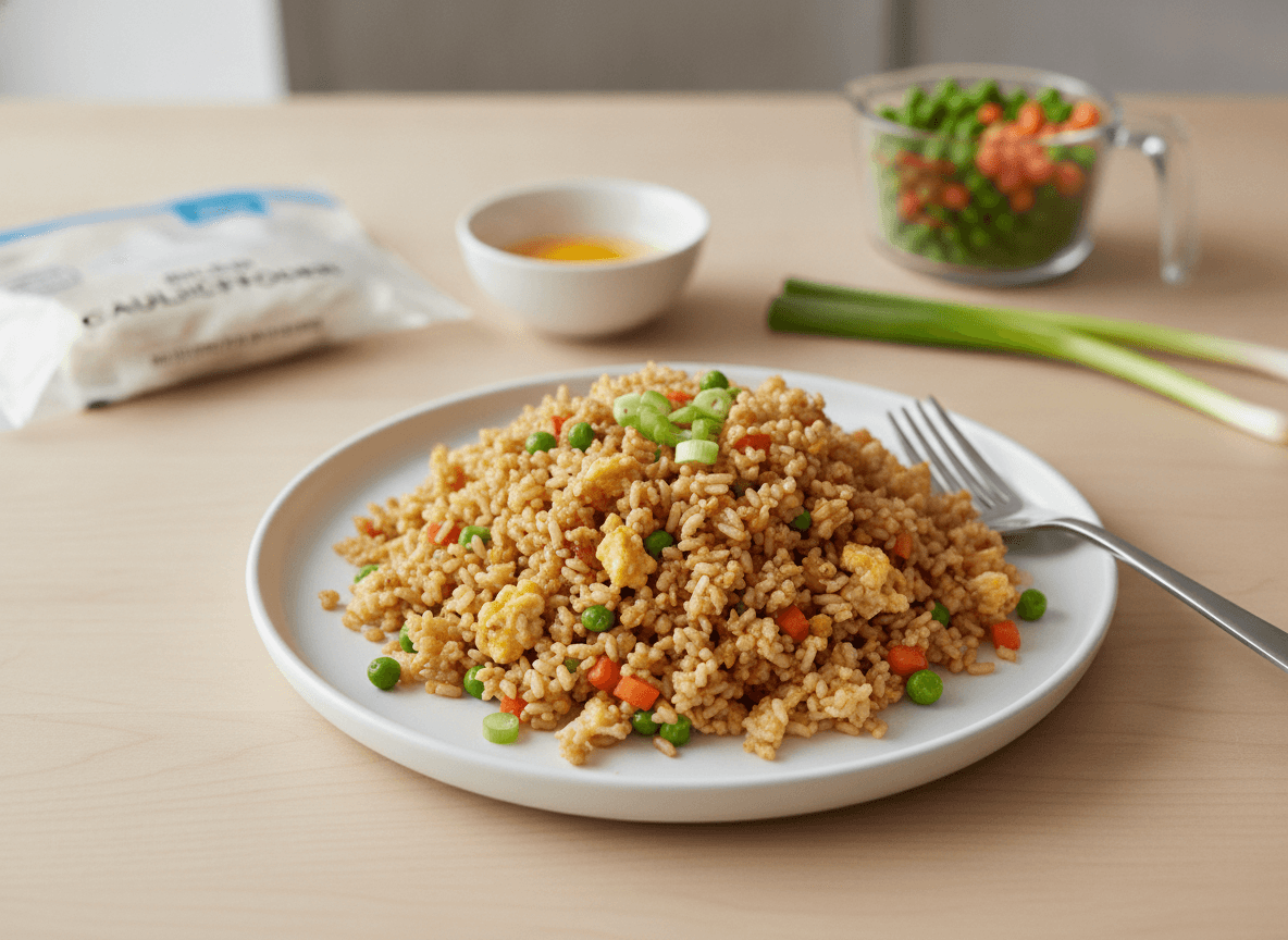 Cauliflower Fried Rice with Coconut Aminos recipe