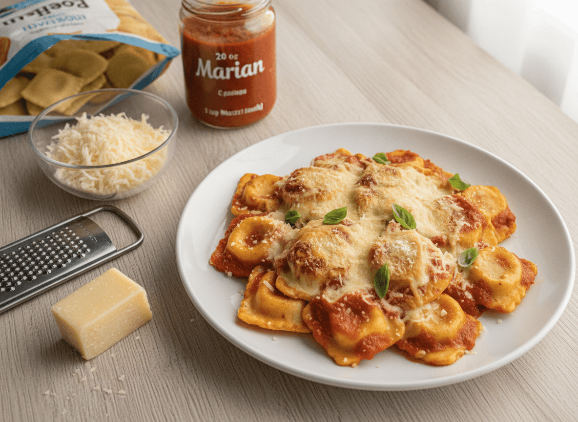 Easy Cheese Ravioli Dinner recipe