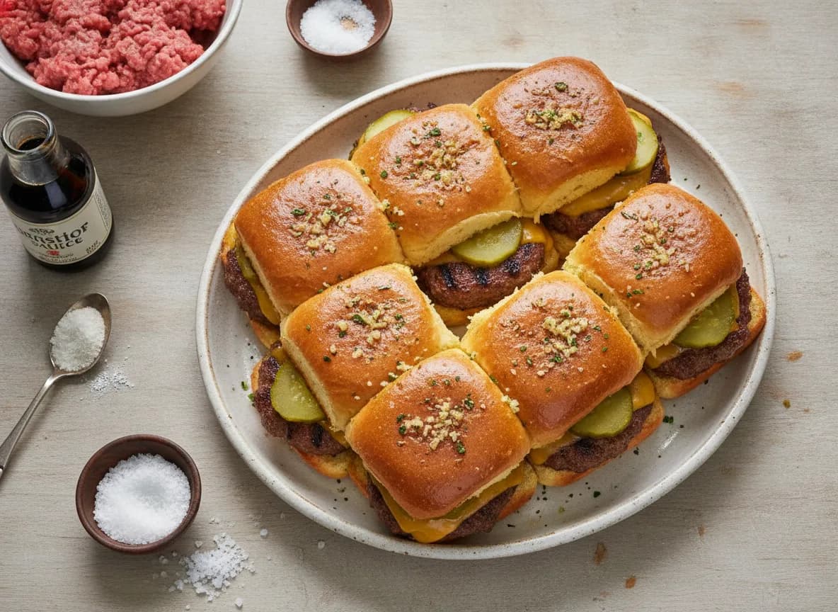 Cheeseburger Sliders recipe
