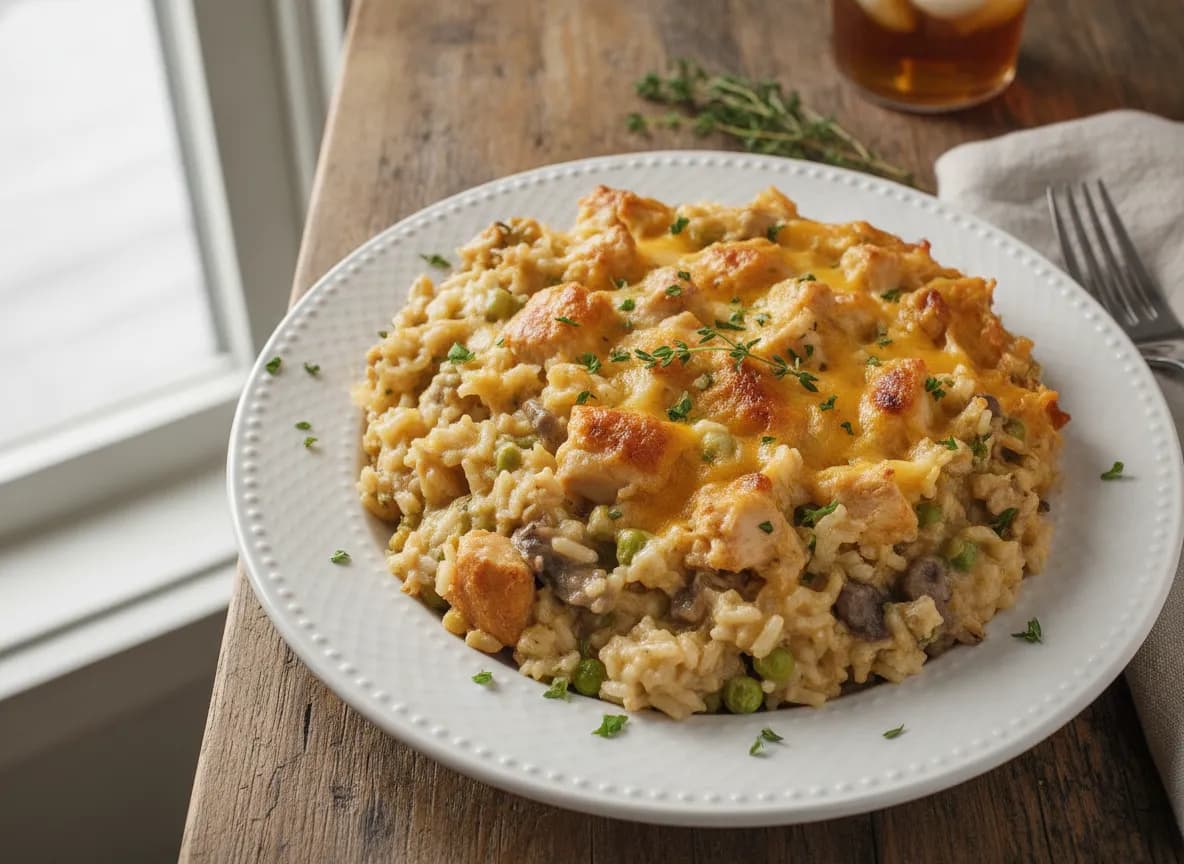 Creamy Chicken and Rice Casserole