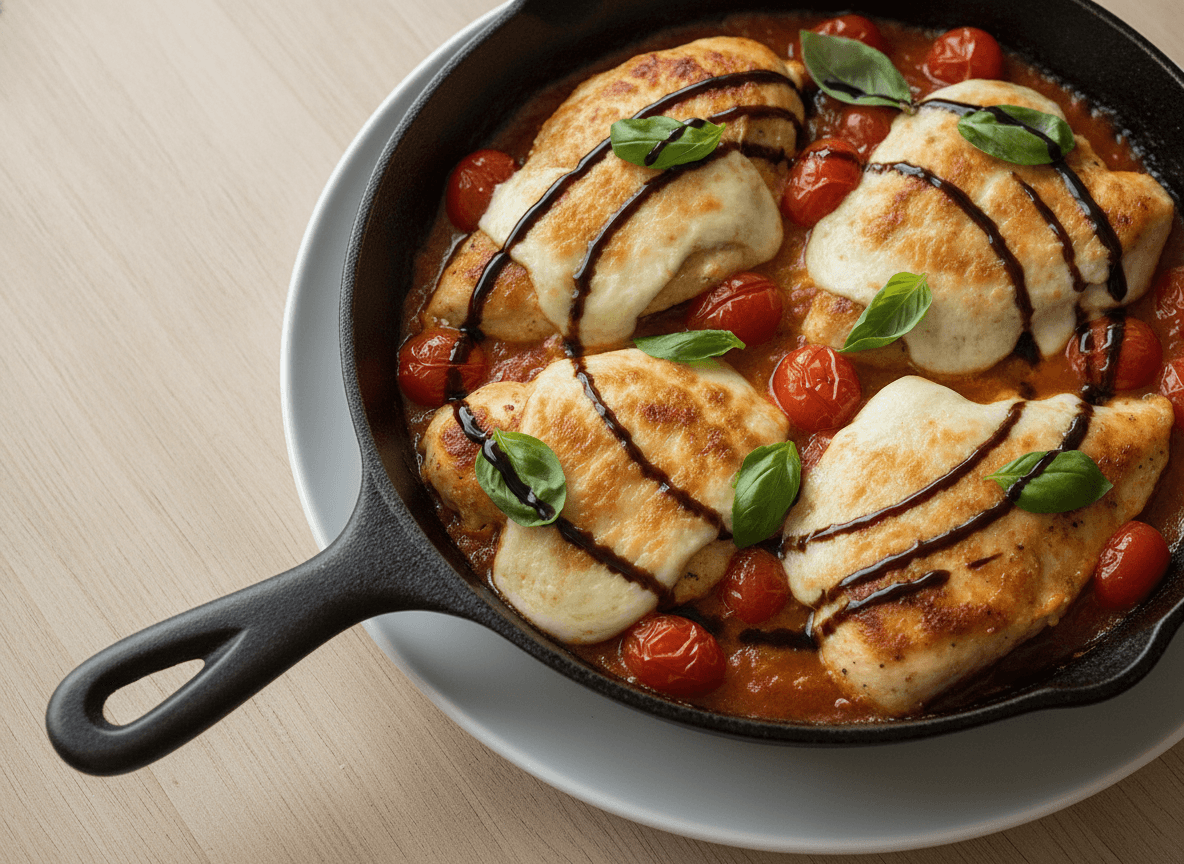 Chicken Caprese Skillet recipe