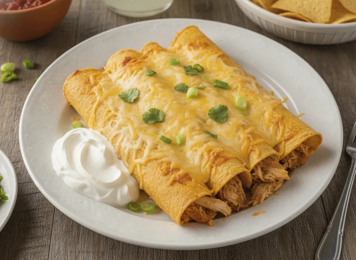 Easy Chicken Enchiladas