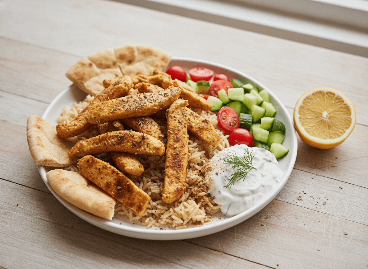 Chicken Gyros Bowl recipe