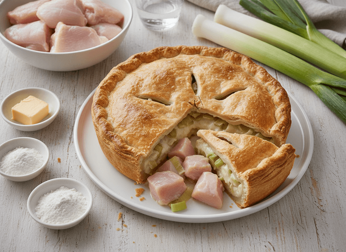 Chicken and Leek Pie