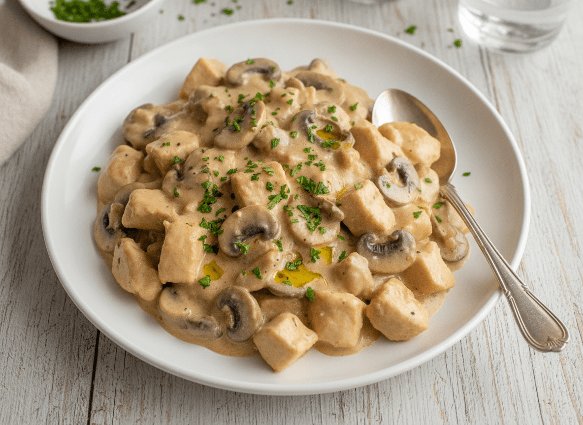 Chicken Mushroom Stroganoff
