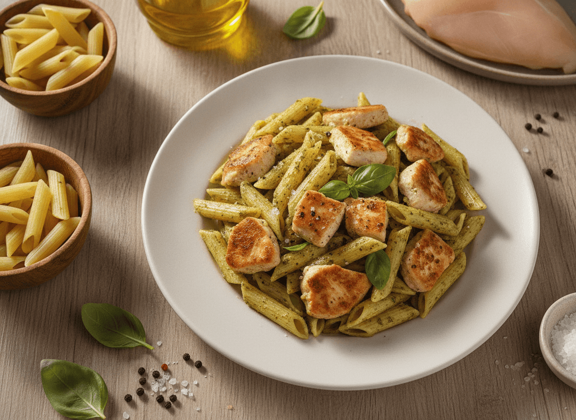 Chicken Pesto Penne recipe