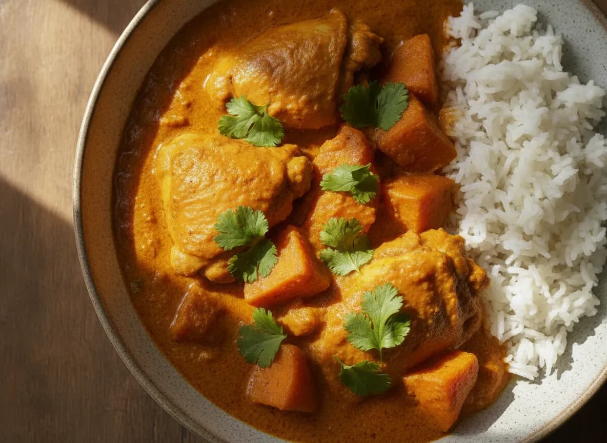 Chicken Thigh and Sweet Potato Curry