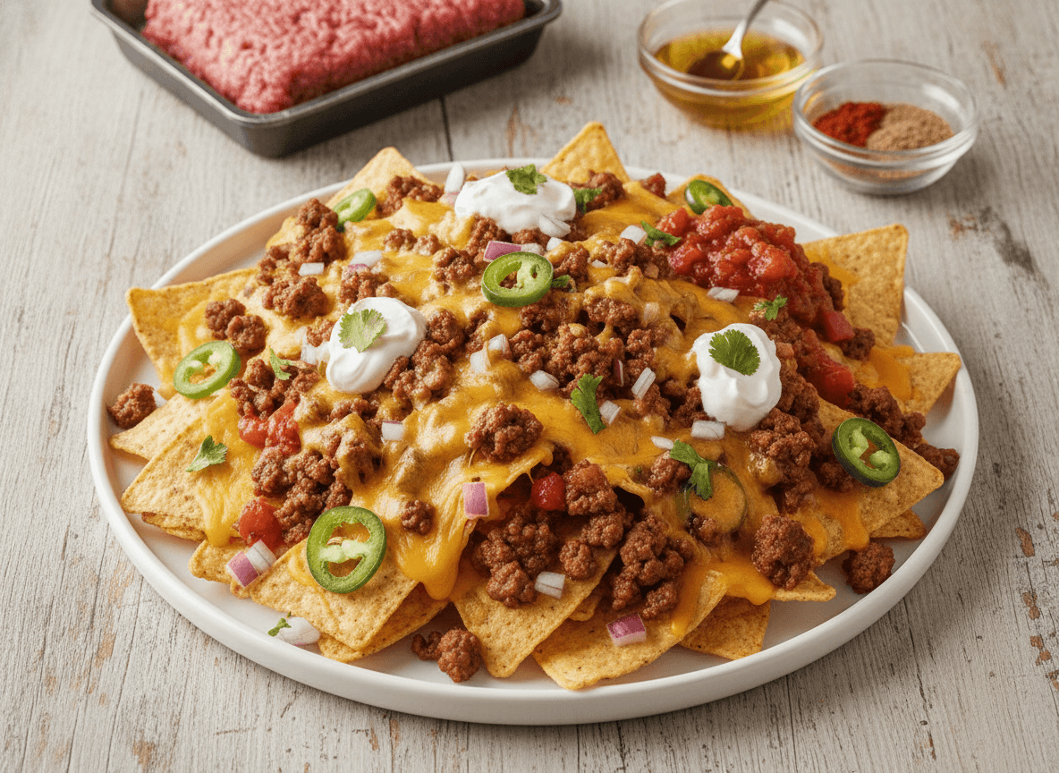 Classic Beef Nachos