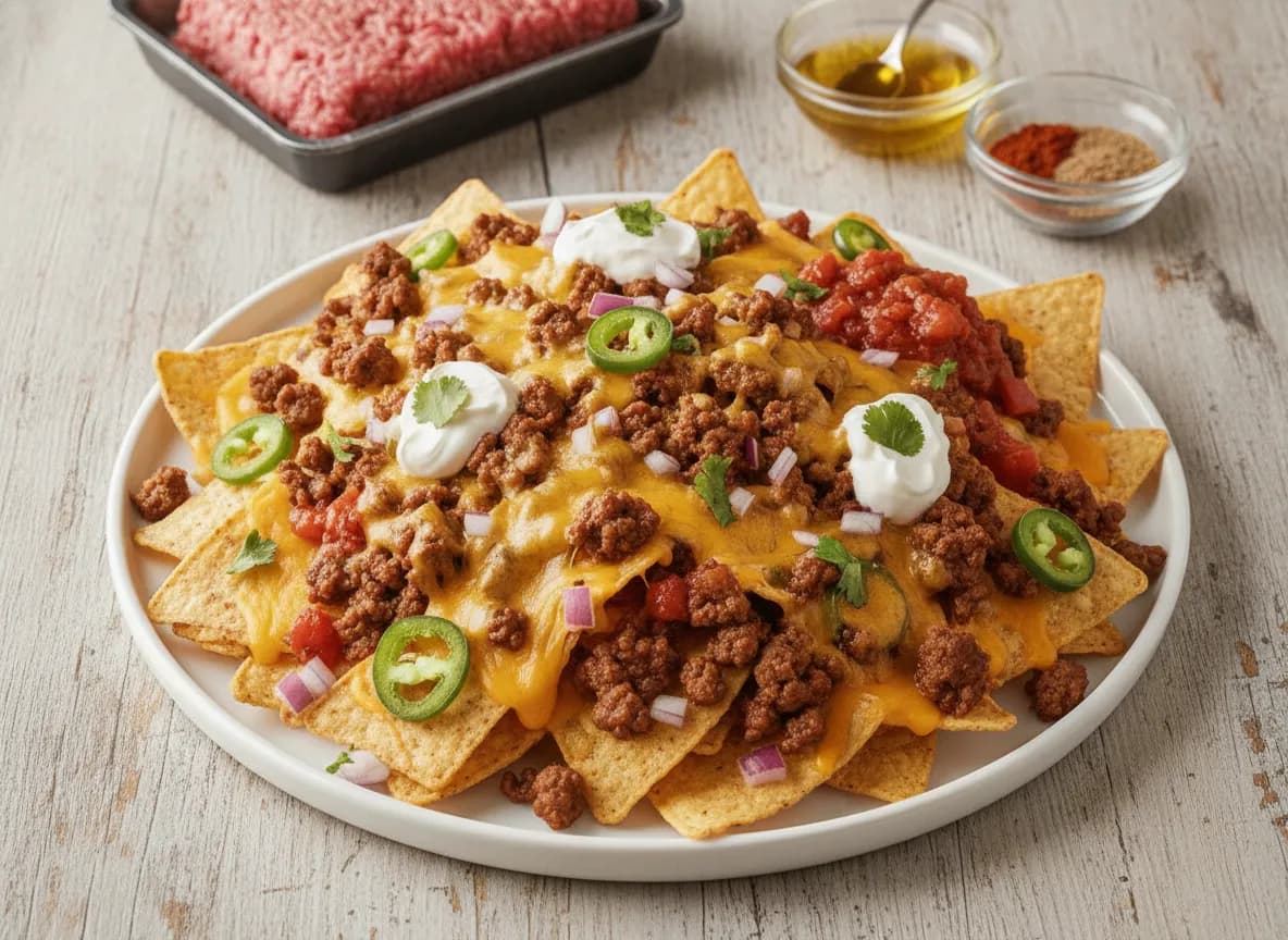 Classic Beef Nachos recipe