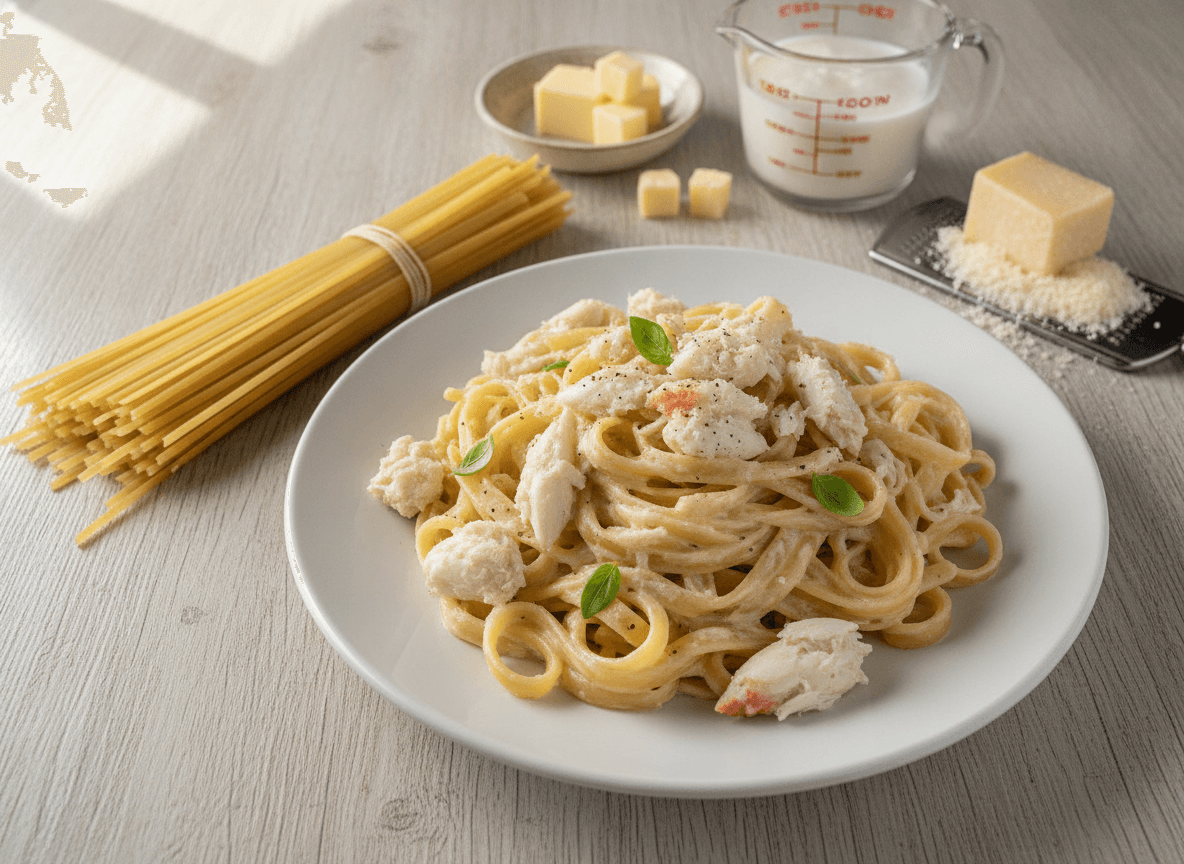 Crab Alfredo