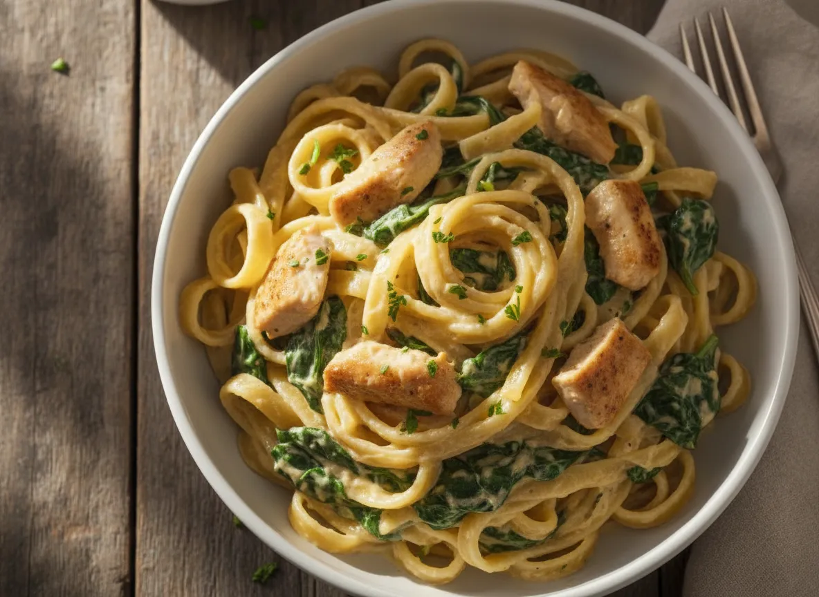 Creamy Garlic Parmesan Chicken Pasta
