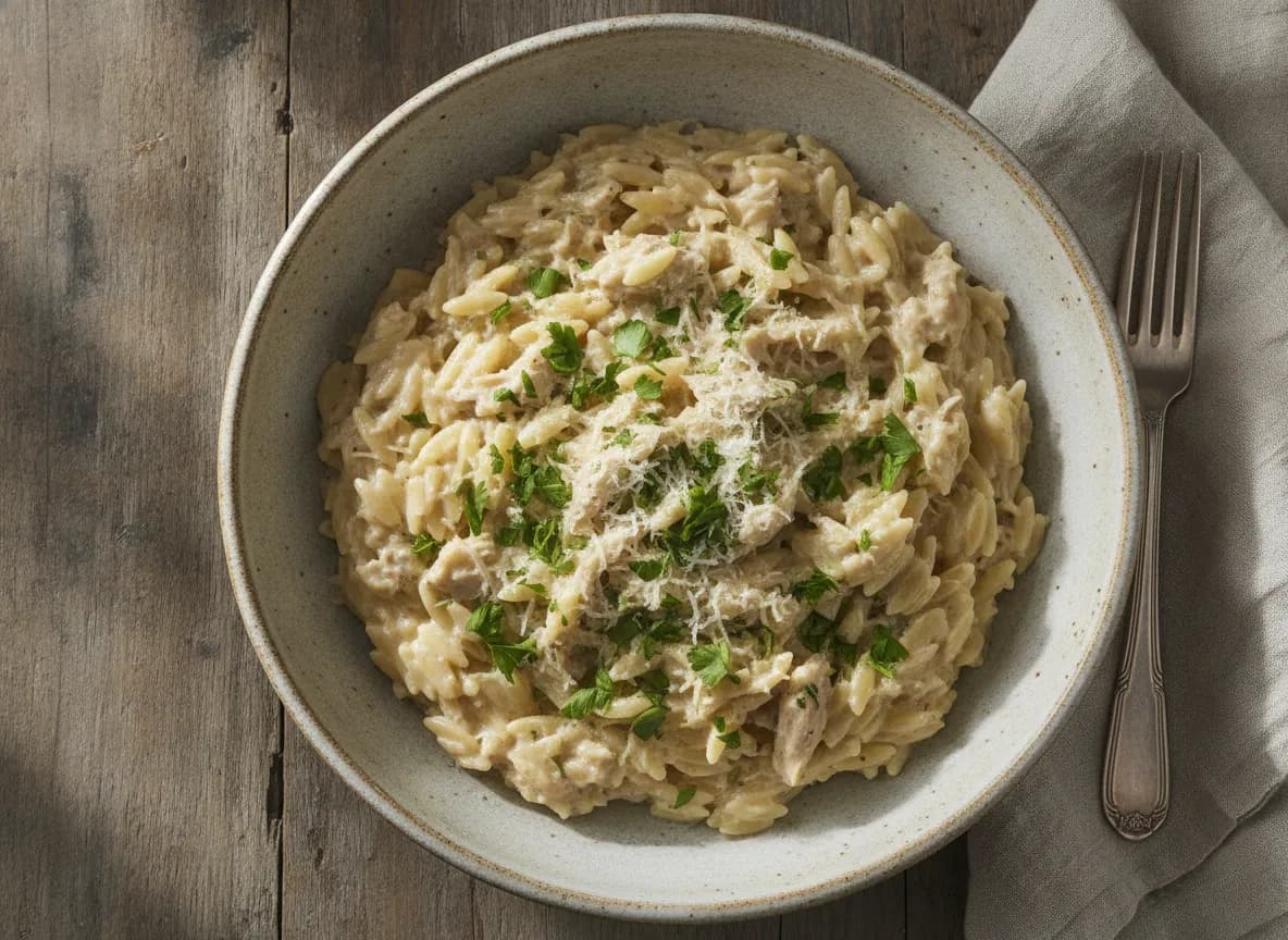 Creamy One-Pot Chicken and Orzo