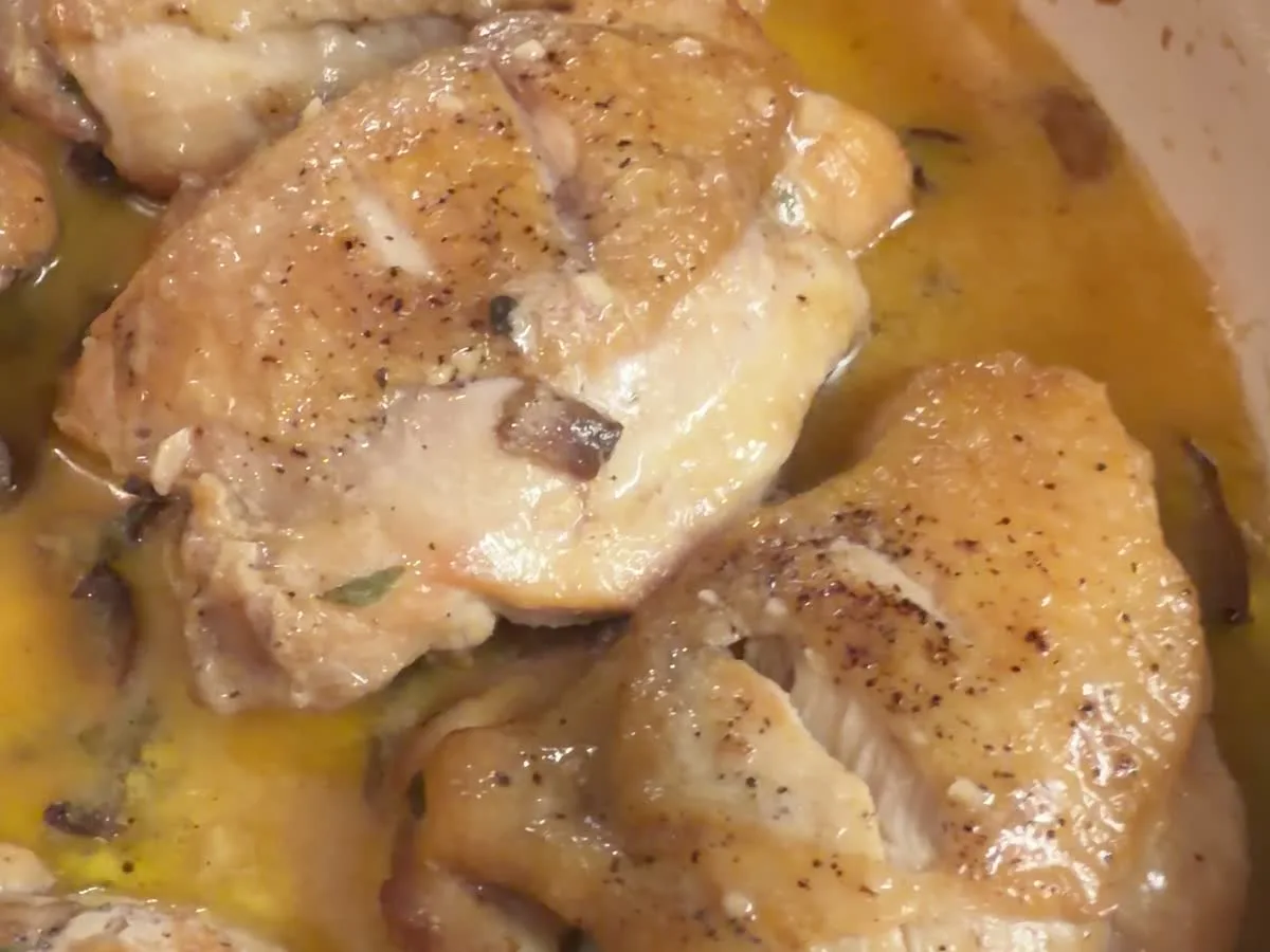 Creamy Parmesan Garlic Mushroom Chicken recipe