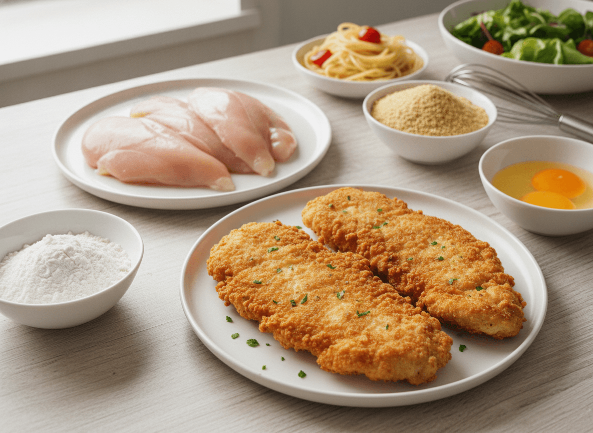 Crispy Chicken Cutlets recipe