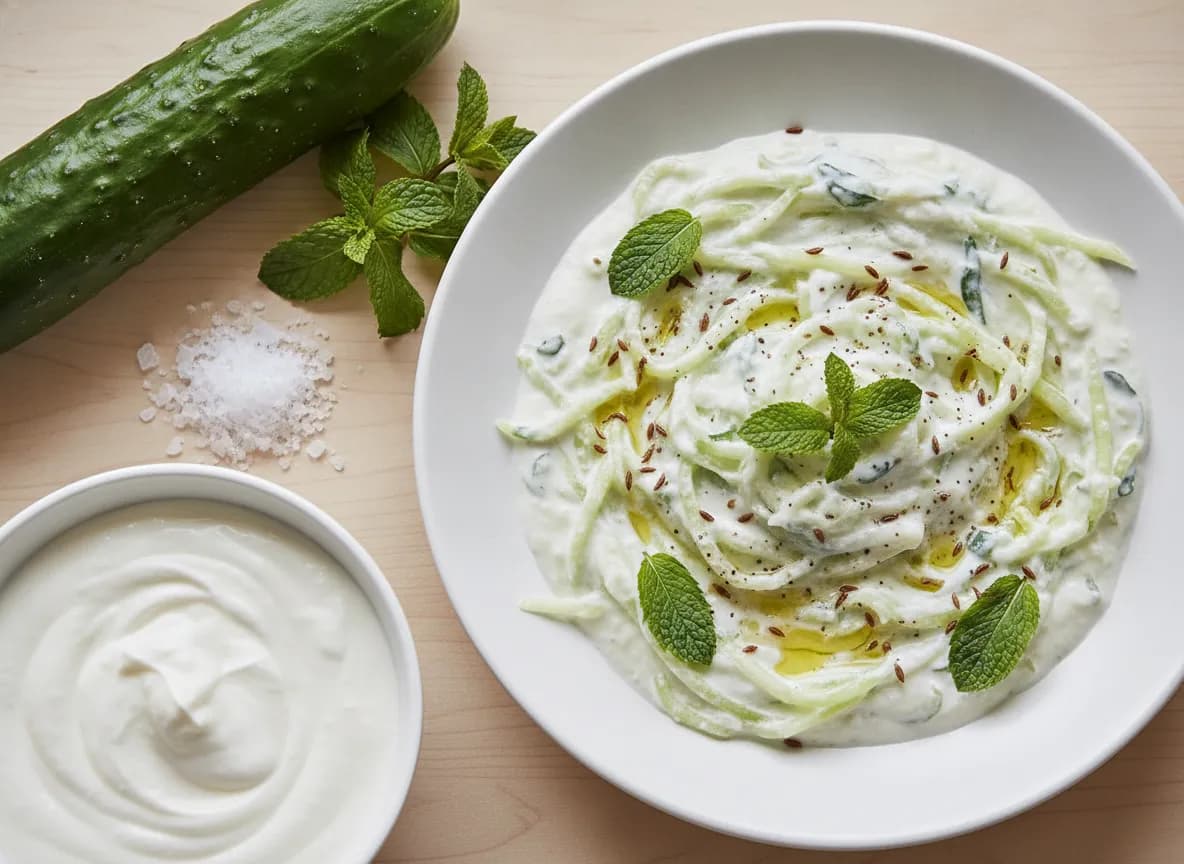 Cucumber Mint Raita recipe