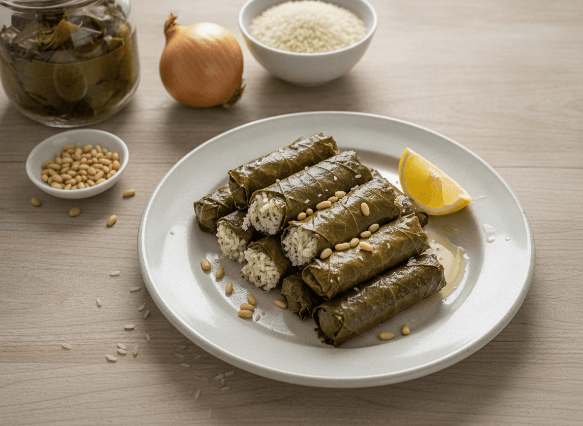Dolmades (Stuffed Grape Leaves)