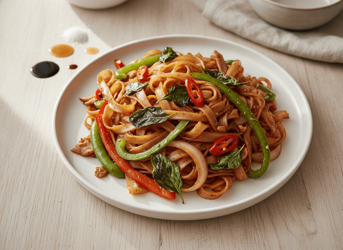 Drunken Noodles (Pad Kee Mao)