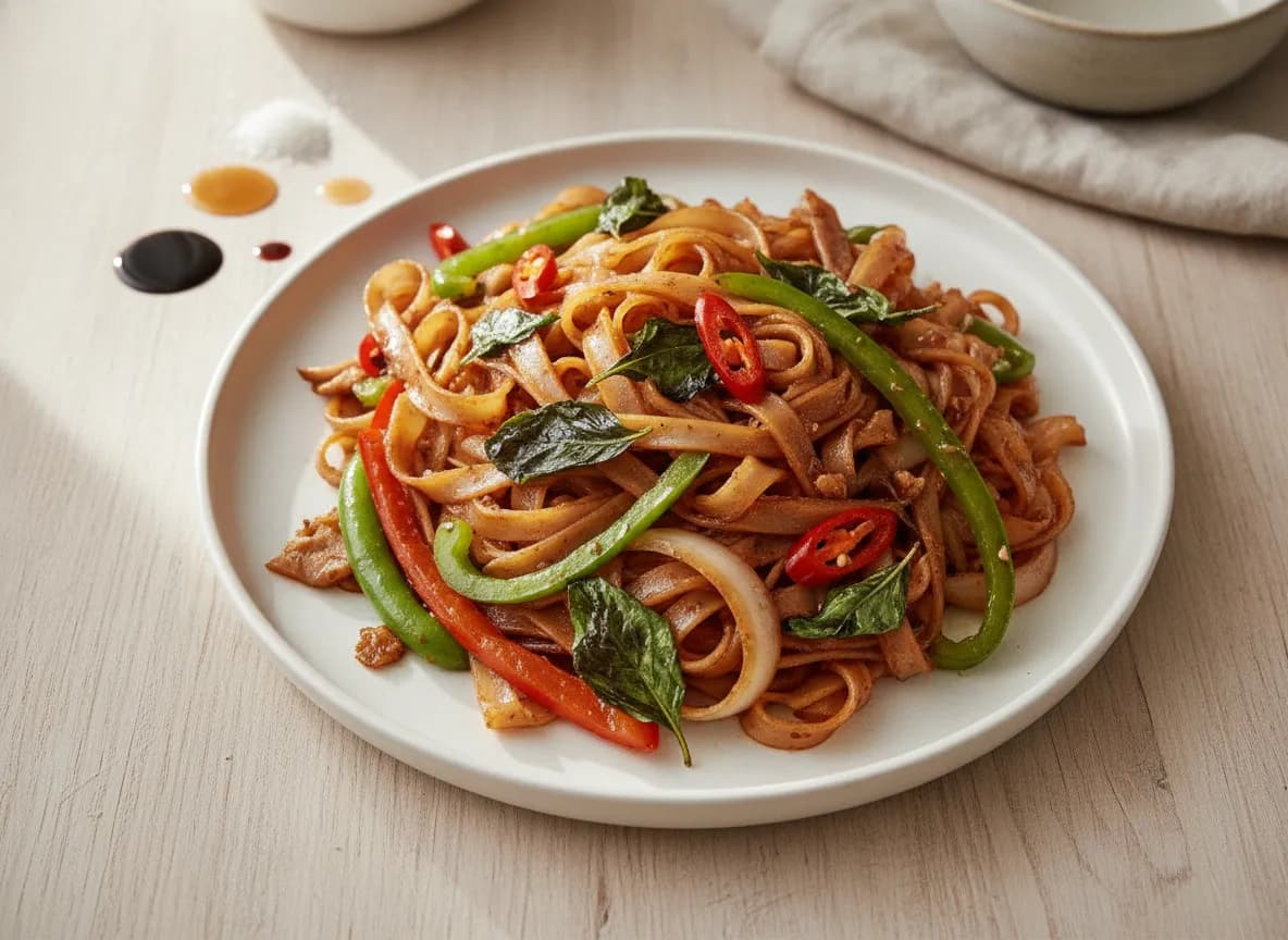 Drunken Noodles (Pad Kee Mao) recipe