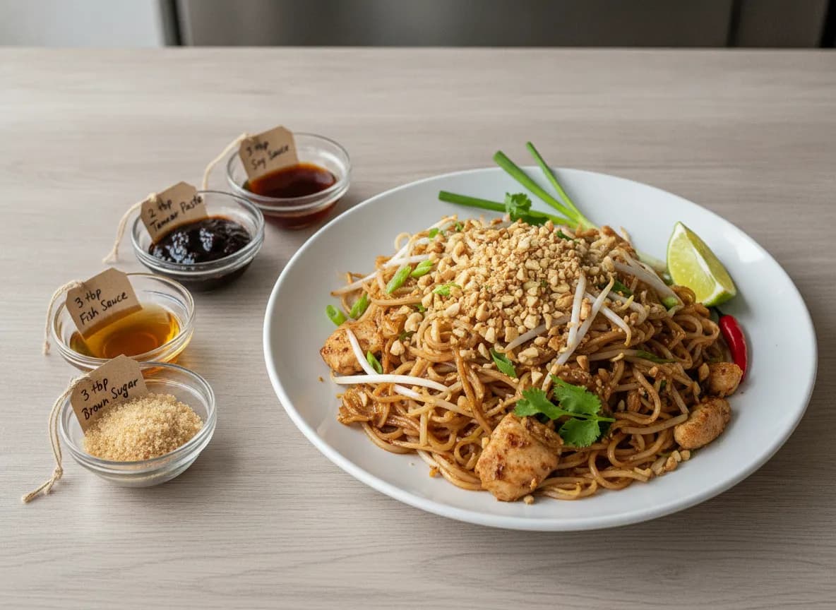 Easy Chicken Pad Thai