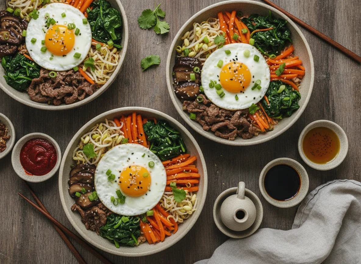 Easy Home Bibimbap Bowls