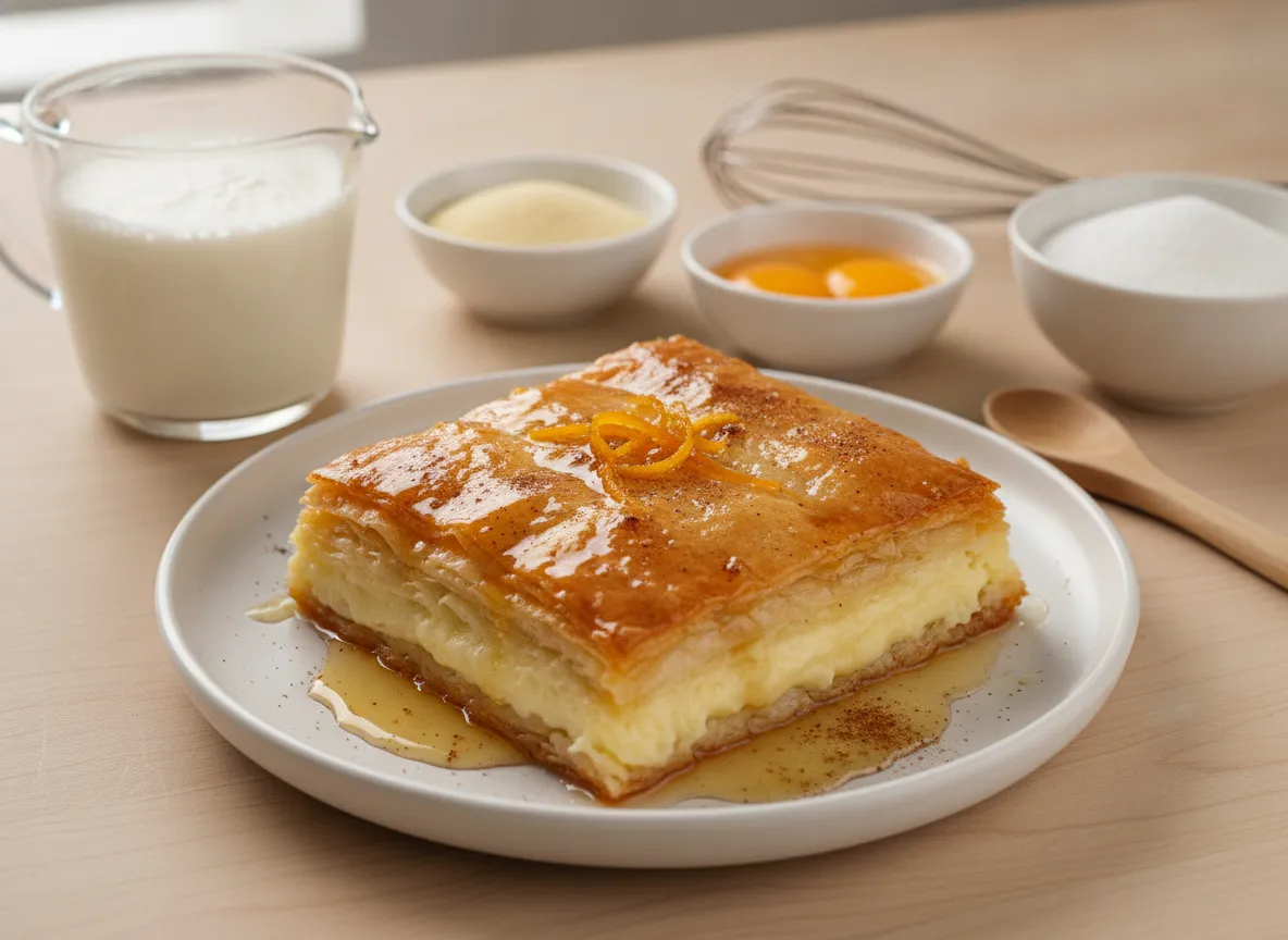Galaktoboureko recipe