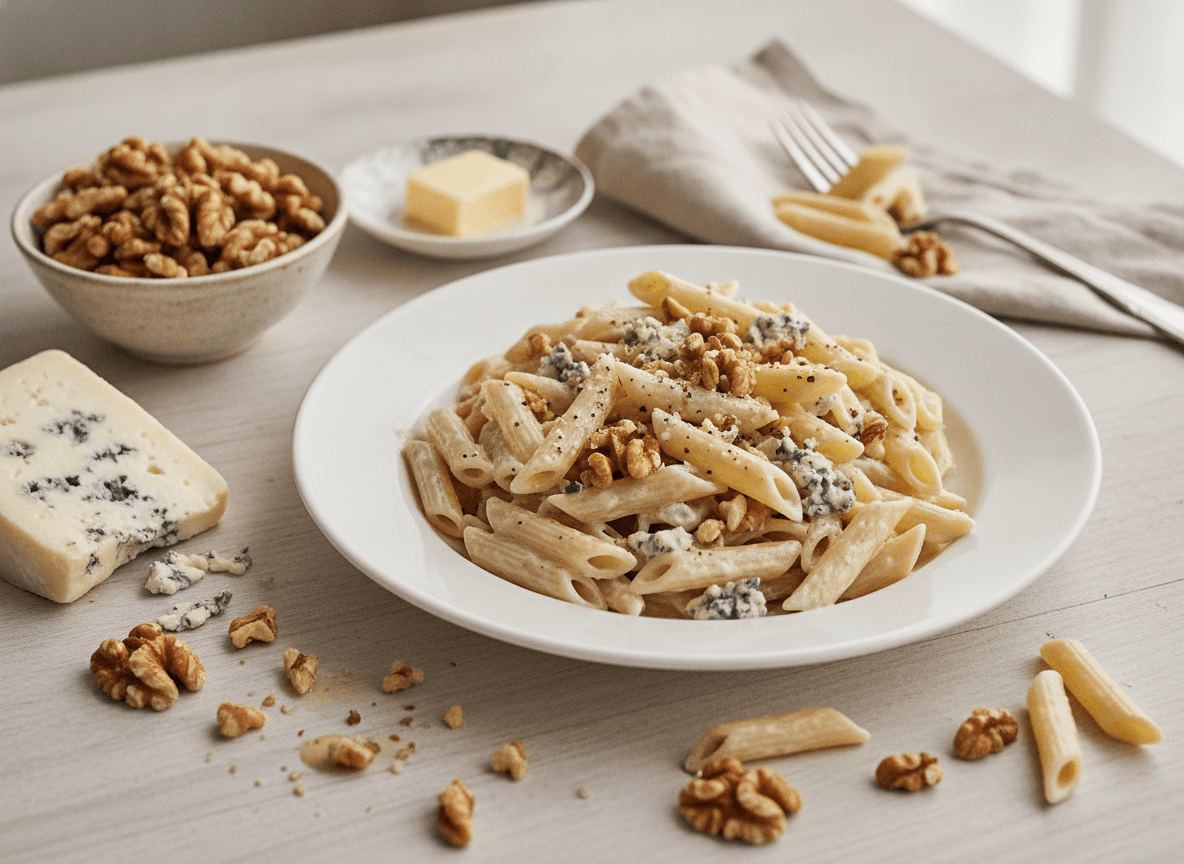 Gorgonzola Walnut Pasta recipe