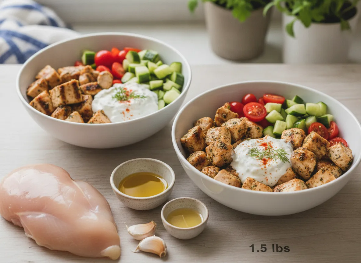 Greek Chicken Bowls