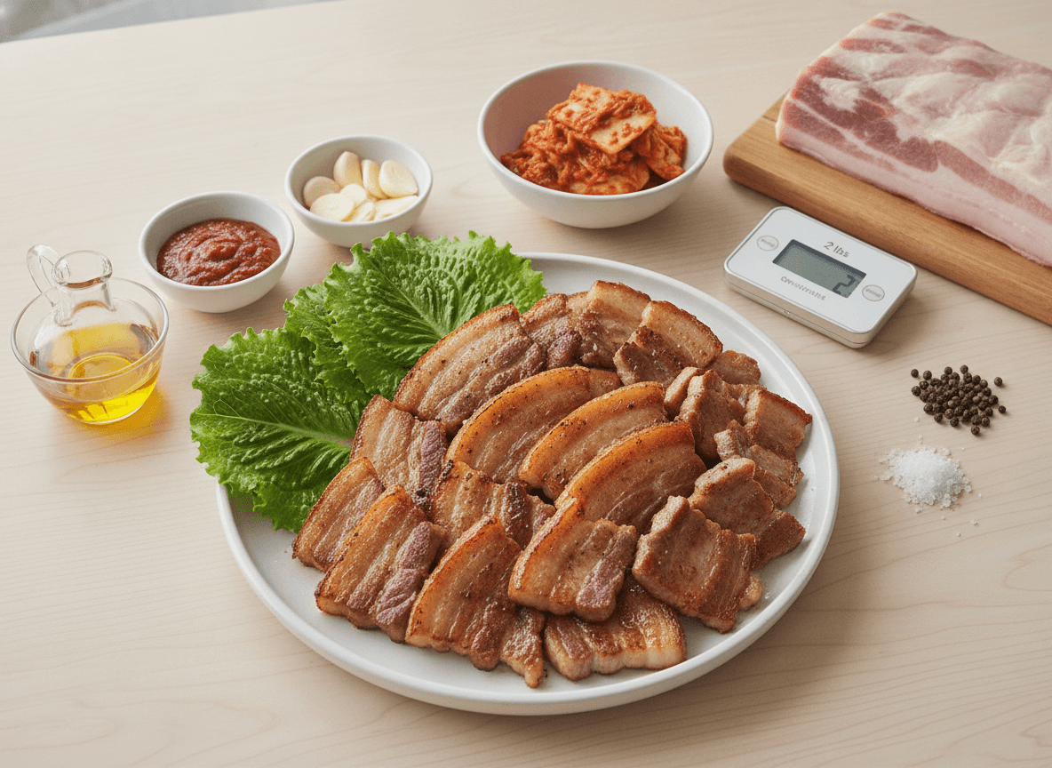 Grilled Samgyeopsal