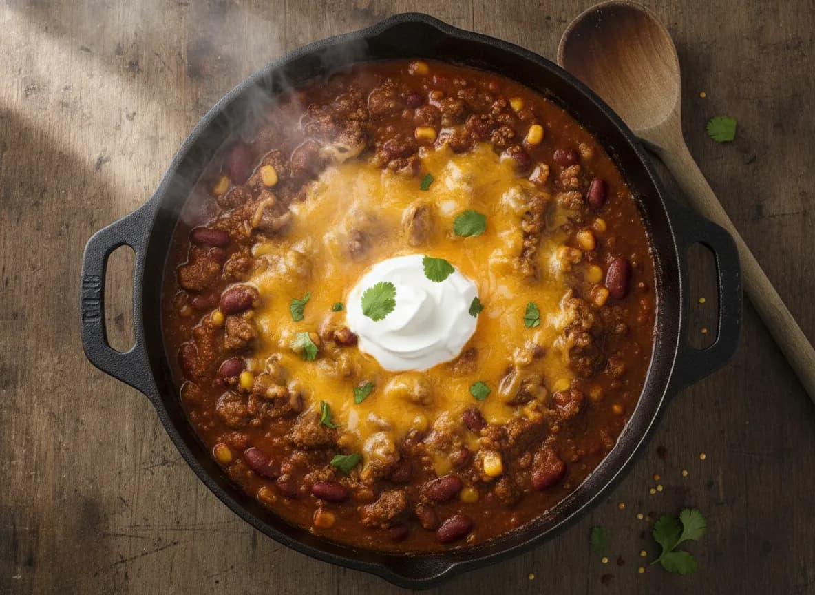 Hearty Beef & Bean Chili