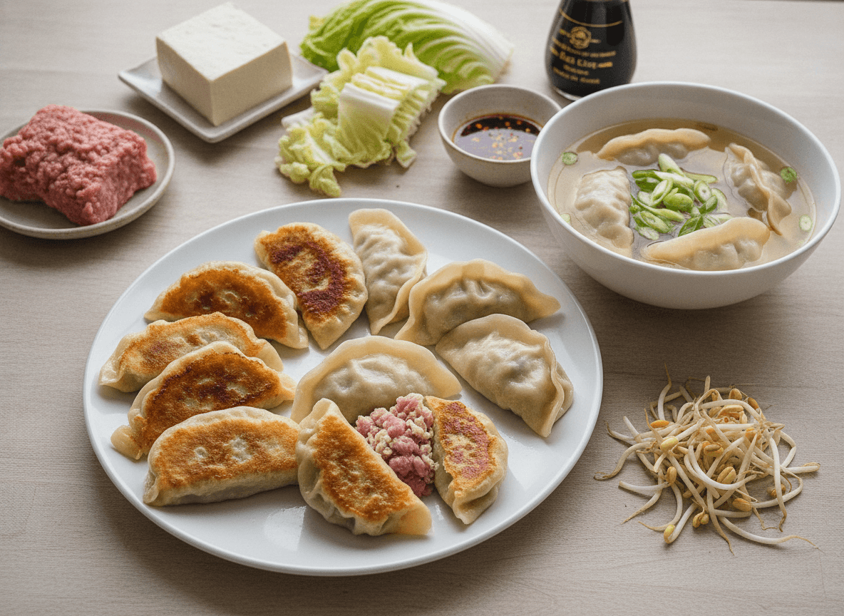 Homemade Mandu