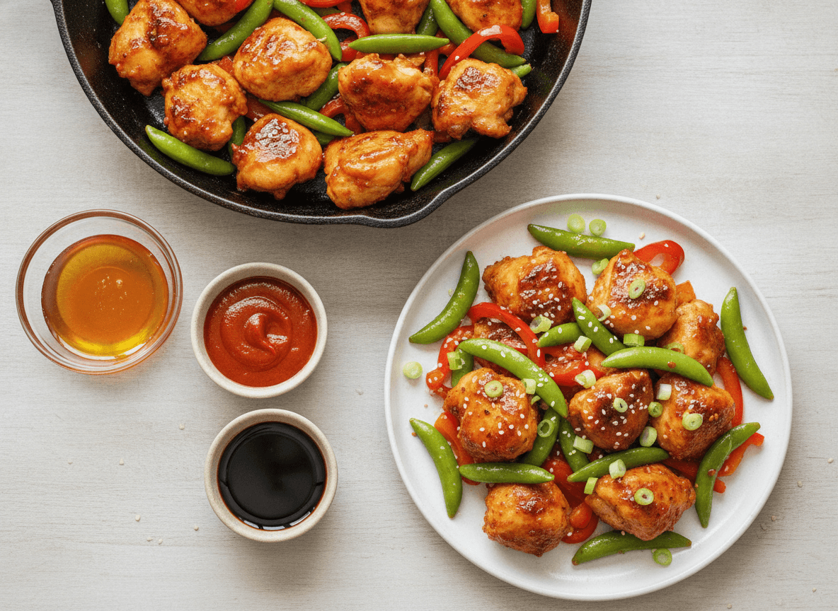 Honey Sriracha Chicken Skillet recipe