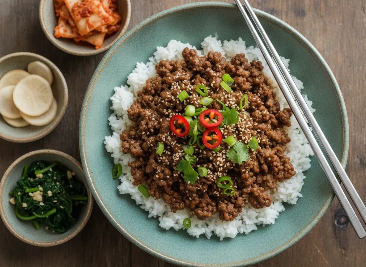 Korean Ground Beef Bowl