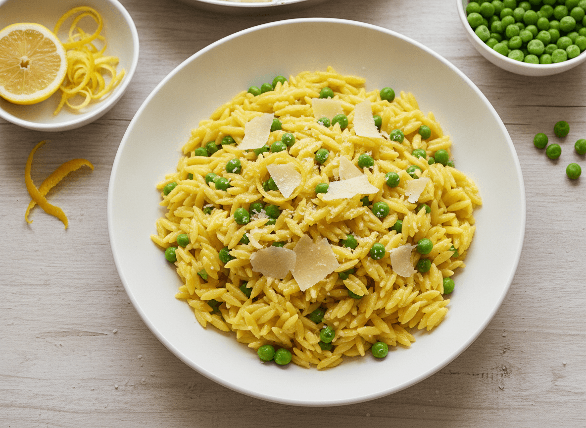 Lemon Orzo Pasta recipe