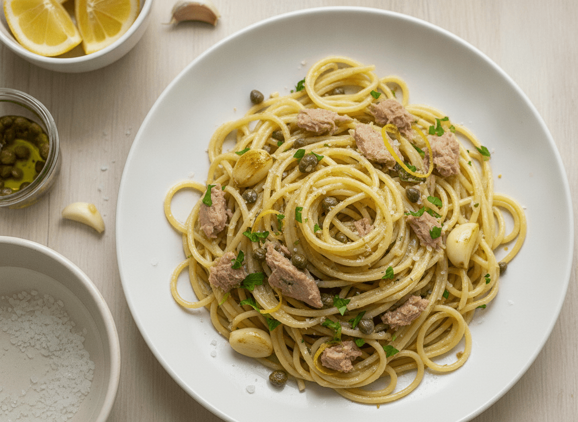 Lemon Tuna Pasta recipe
