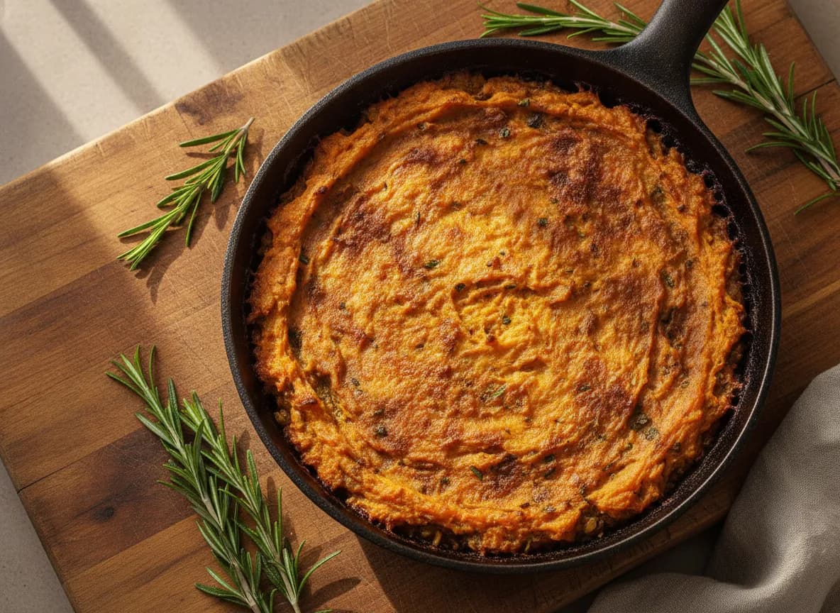 Lentil Shepherd's Pie with Sweet Potato Topping