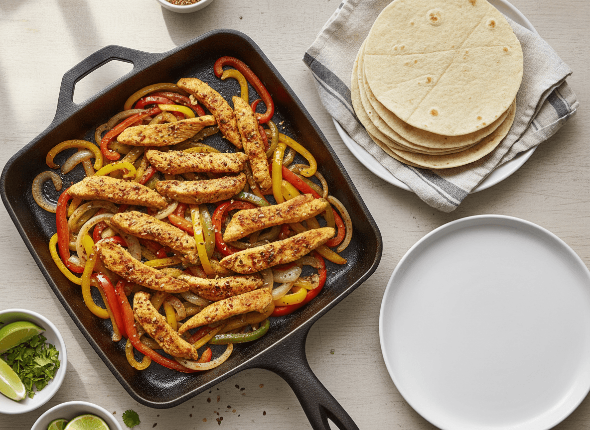 Low-Sodium Chicken Fajitas recipe